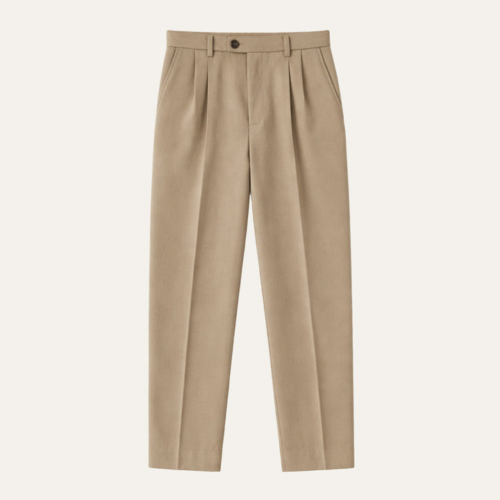 The Brighton Men’s Vintage Classic Tailored Pleated Pants · Oliver Bradley