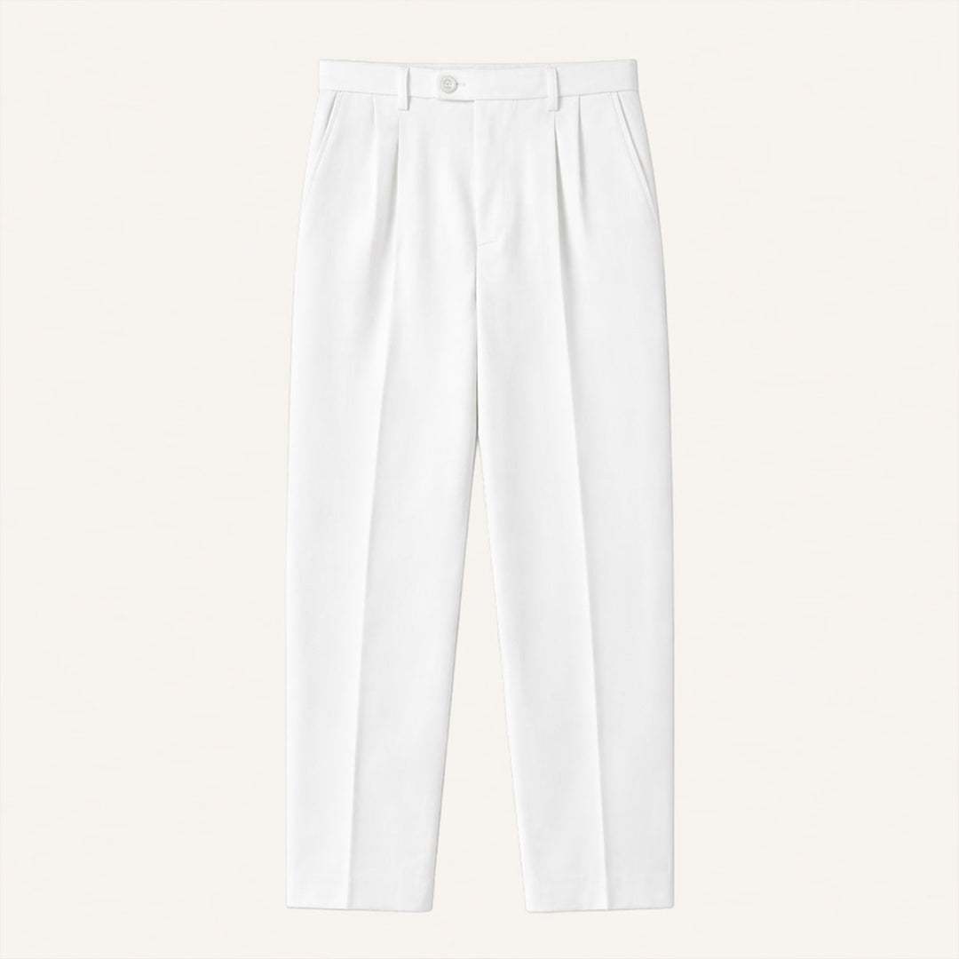 The Brighton Men’s Vintage Classic Tailored Pleated Pants · Oliver Bradley