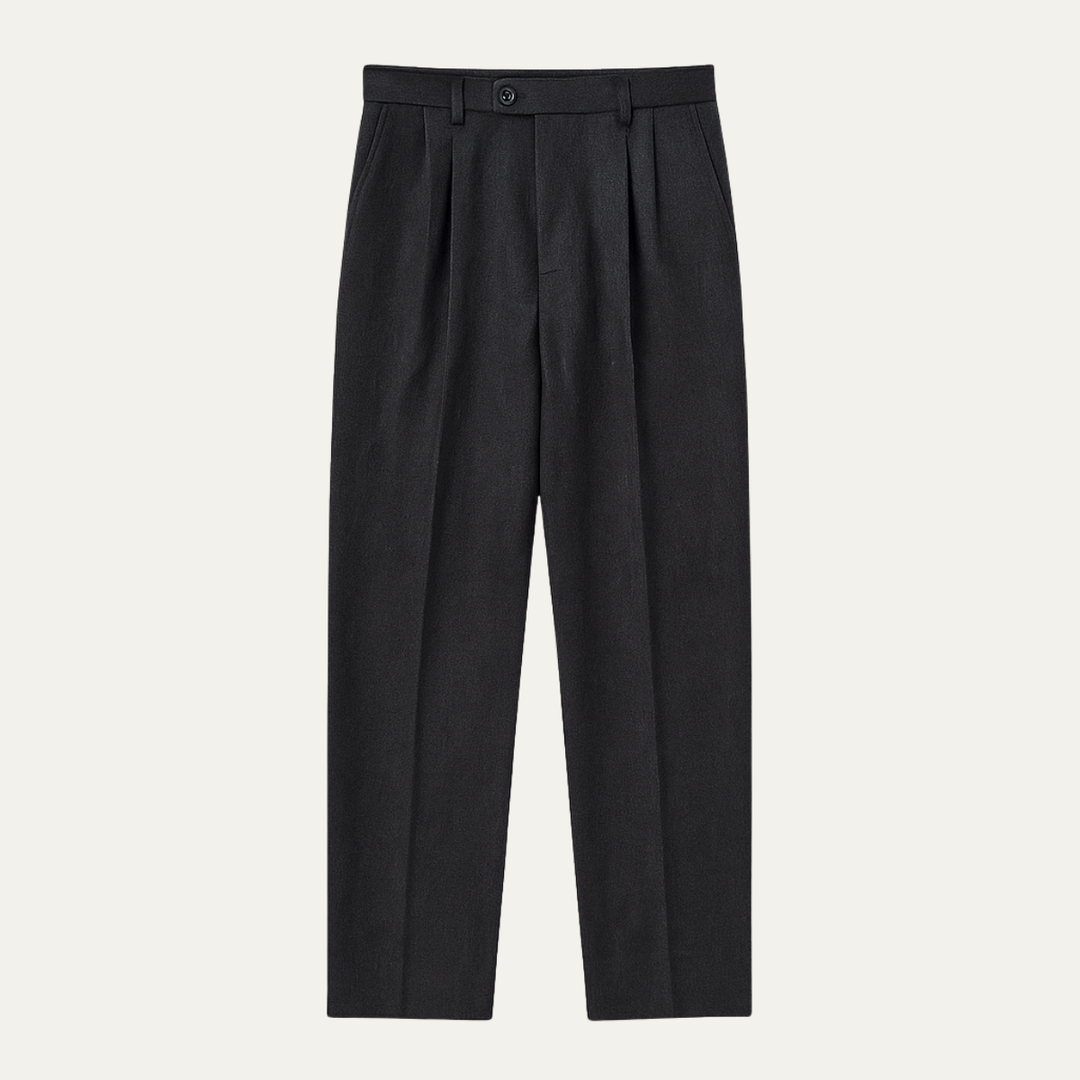 The Brighton Men’s Vintage Classic Tailored Pleated Pants · Oliver Bradley