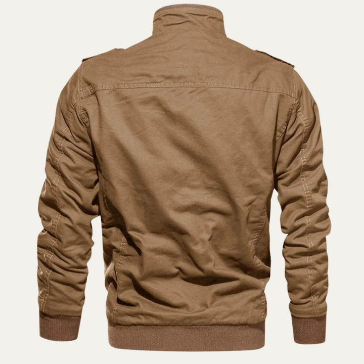 The Fairfax Men's Fleece Lined Warm Bomber Jacket · Oliver Bradley