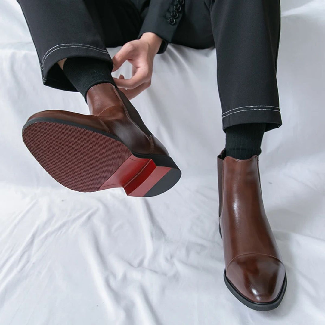 The Savile Row Leather Chelsea Boots for Men · Oliver Bradley