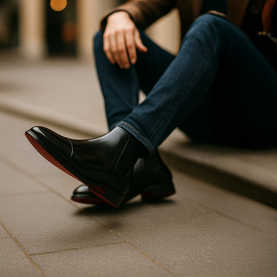 The Savile Row Leather Chelsea Boots for Men · Oliver Bradley