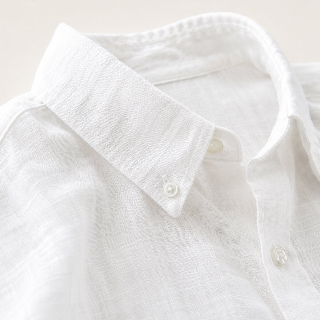 The Silverlake Men’s Cotton Linen Button Up Beach Shirt · Oliver Bradley
