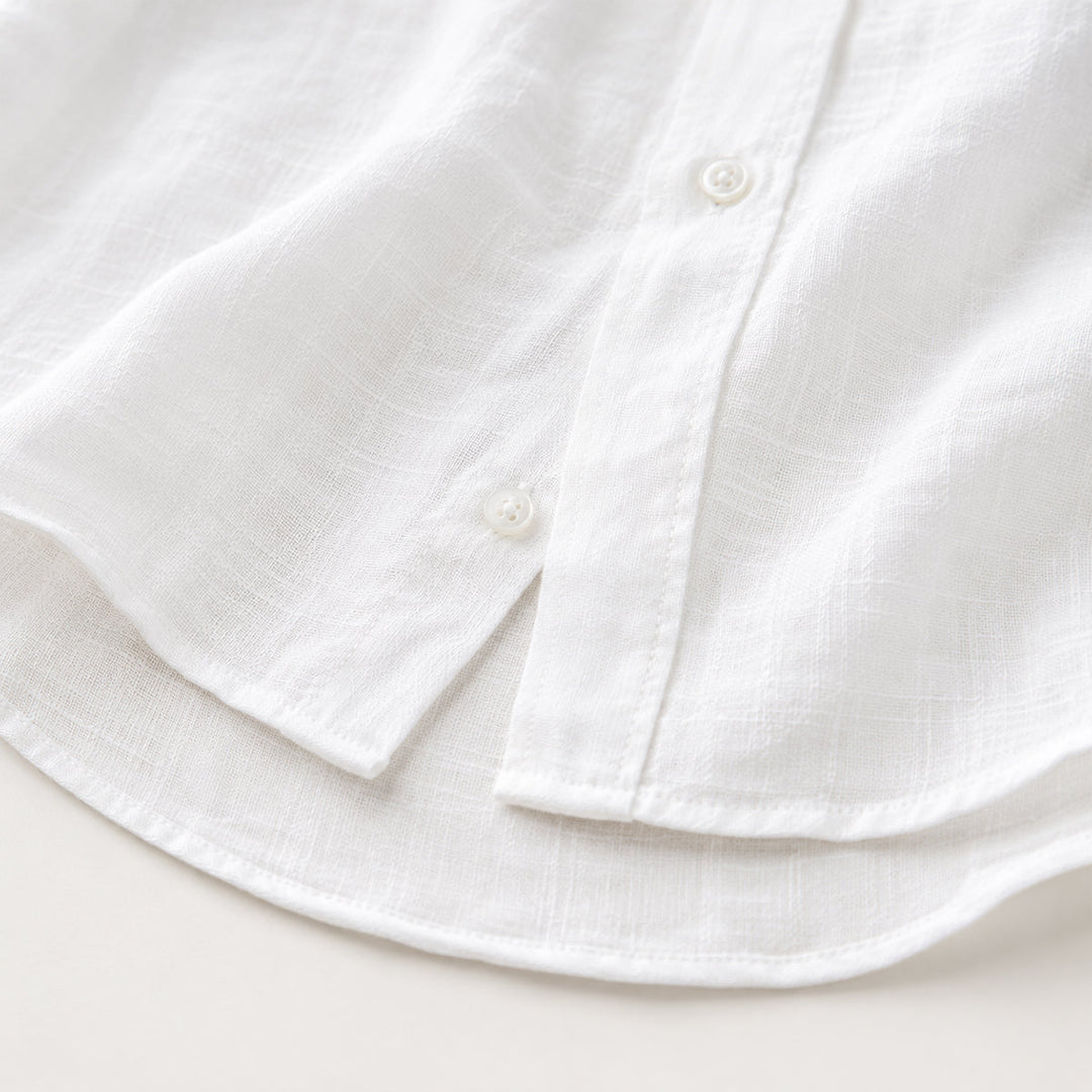The Silverlake Men’s Cotton Linen Button Up Beach Shirt · Oliver Bradley