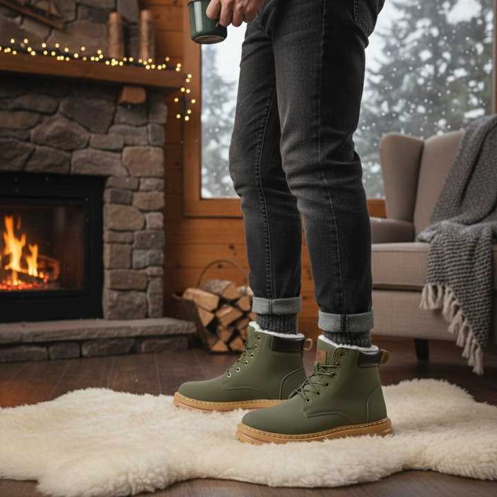 The Silverlake Men’s Cozy Fur Lined Insulated Snow Boots · Oliver Bradley
