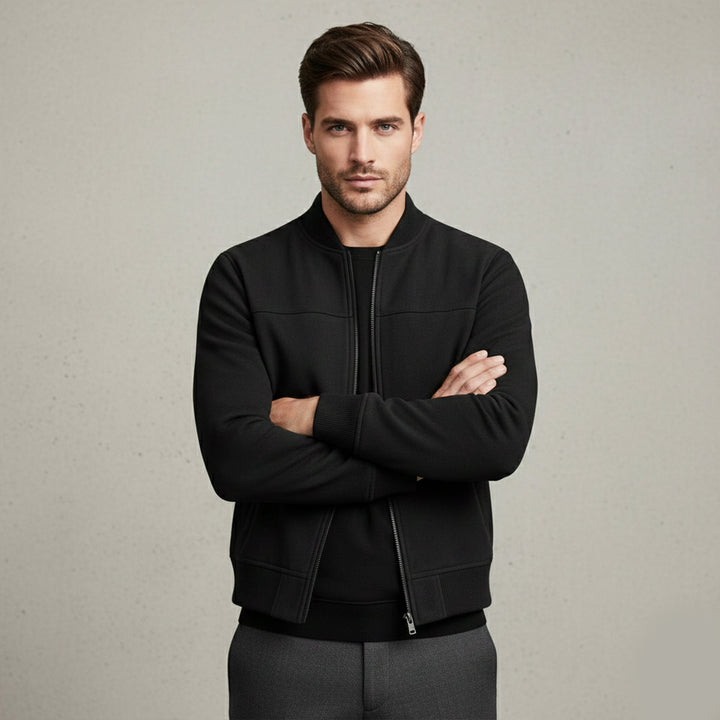 The Verona Elegant Suede Jacket for Men - 2025 Premium Autumn Design · Oliver Bradley