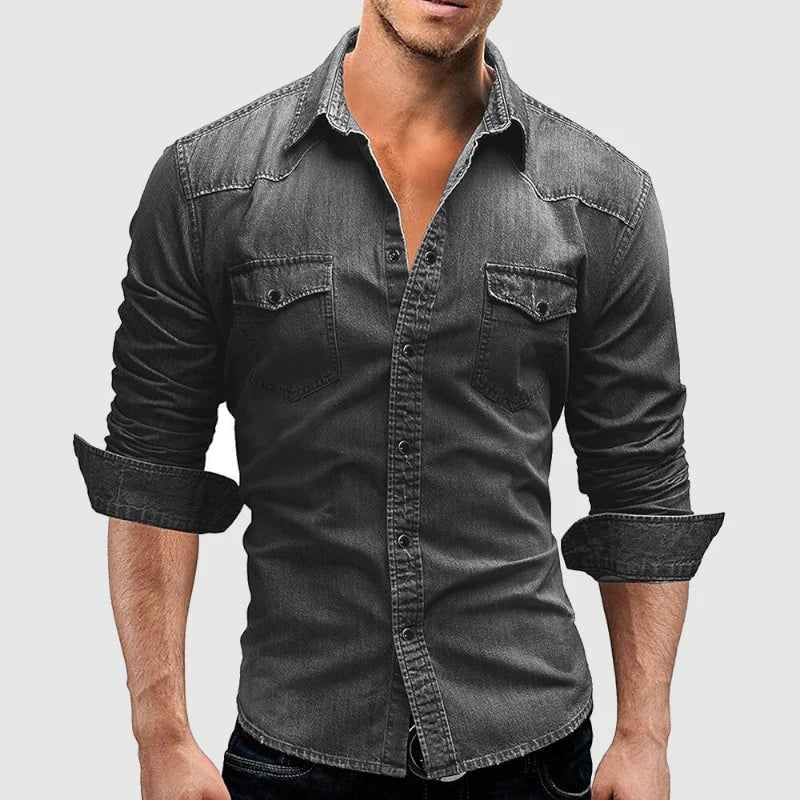 Theodore Willow Miami Denim Shirt · Oliver Bradley