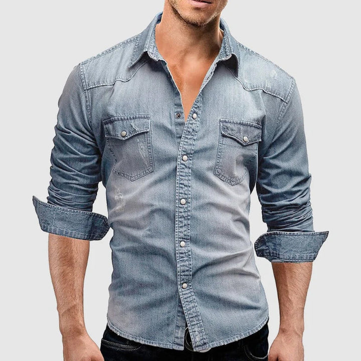 Theodore Willow Miami Denim Shirt · Oliver Bradley