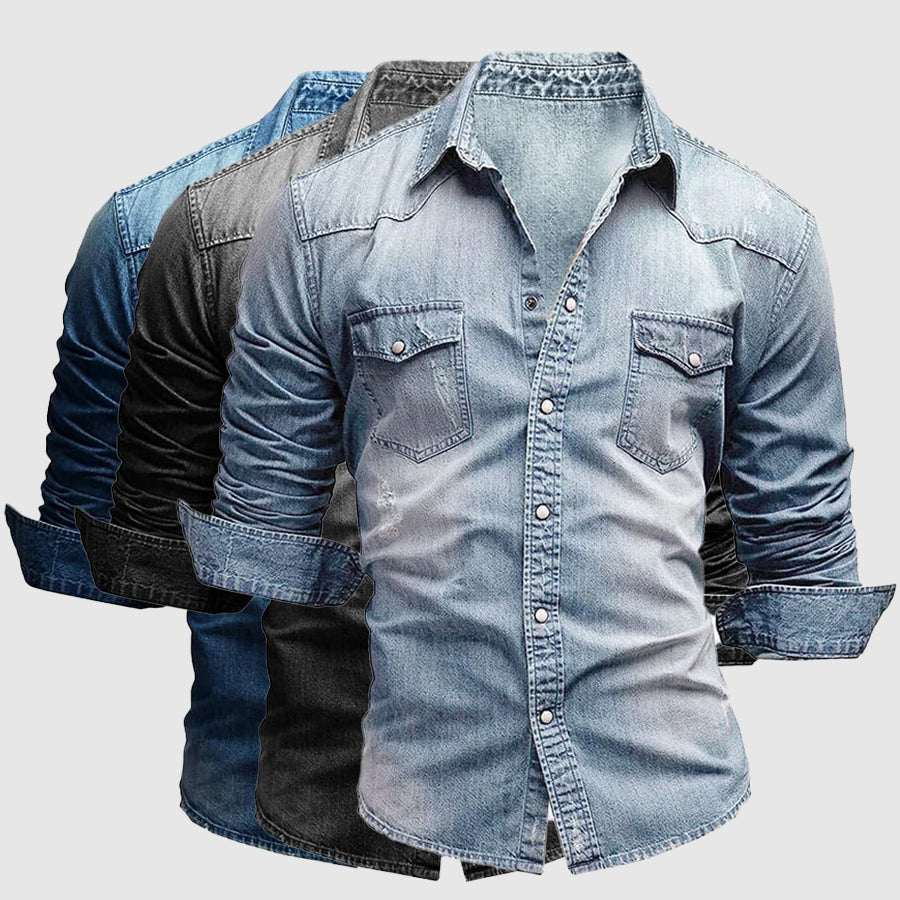 Theodore Willow Miami Denim Shirt · Oliver Bradley