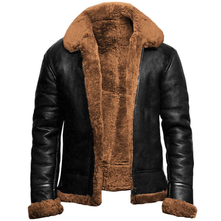 Turin Leather Coat · Oliver Bradley