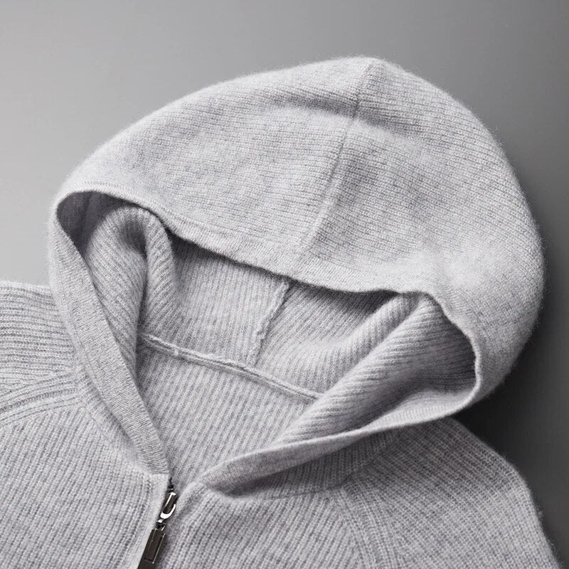 Valletta Cashmere Hoodie · Oliver Bradley