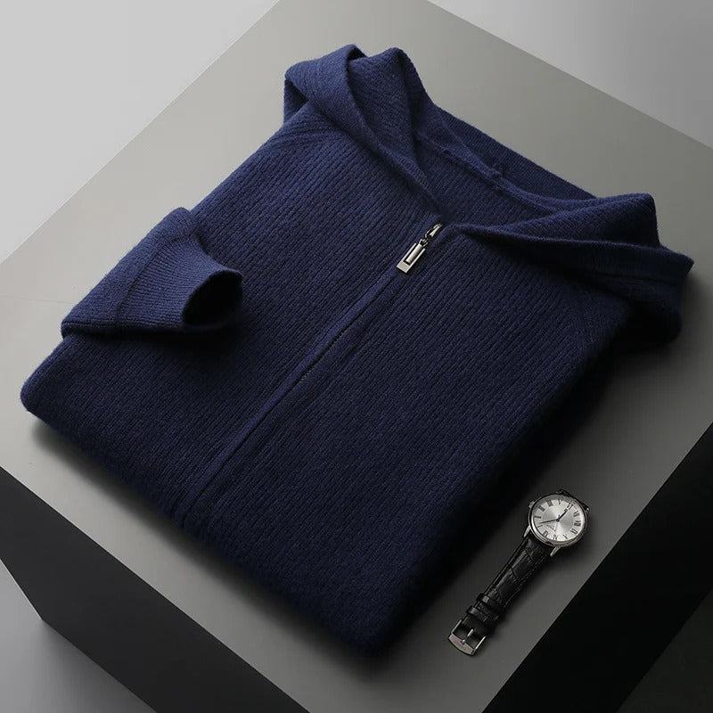 Valletta Cashmere Hoodie · Oliver Bradley