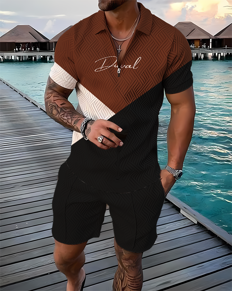 Vanguard Polo Shirt And Shorts Co-Ord · Oliver Bradley