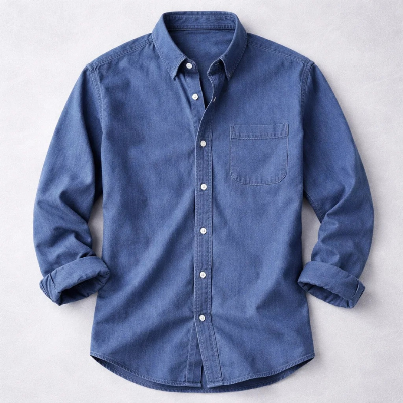 VINTAGE COTTON SHIRT FOR MEN · Oliver Bradley