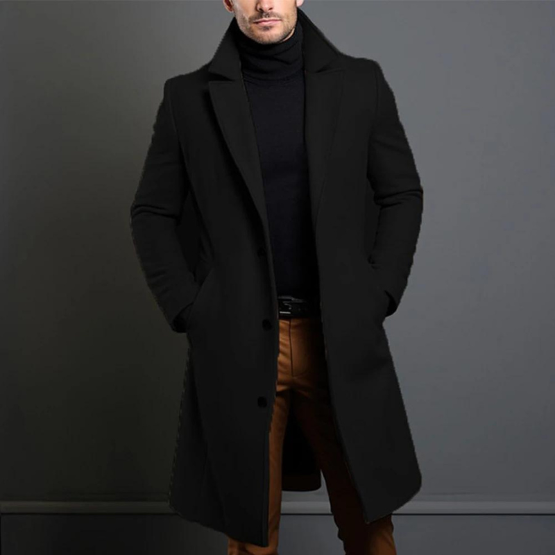 William Manteau en Laine pour Homme – Coupe Classique avec Tissu Chaud et Durable & Design Intemporel