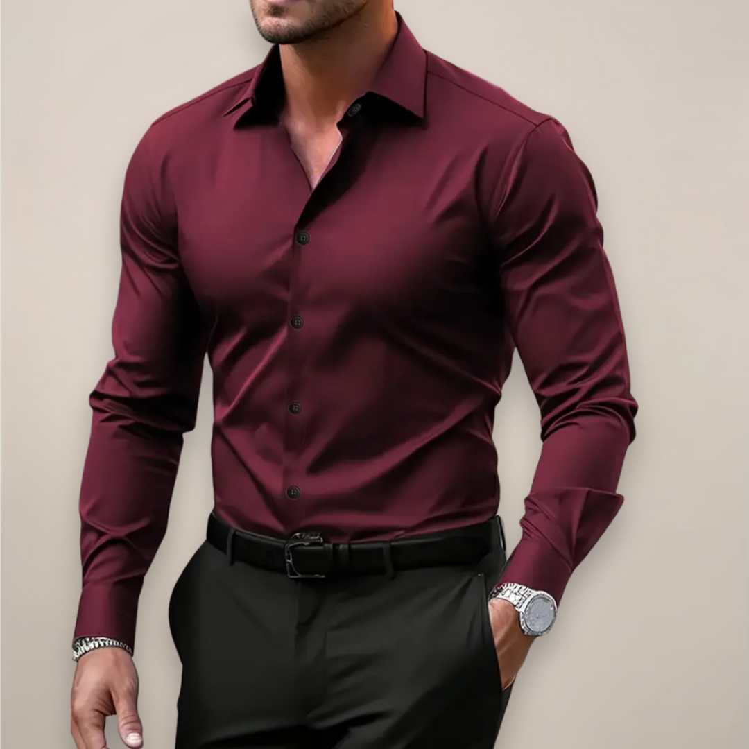 William | Men’s Long Sleeve Smart Style Shirt · Oliver Bradley