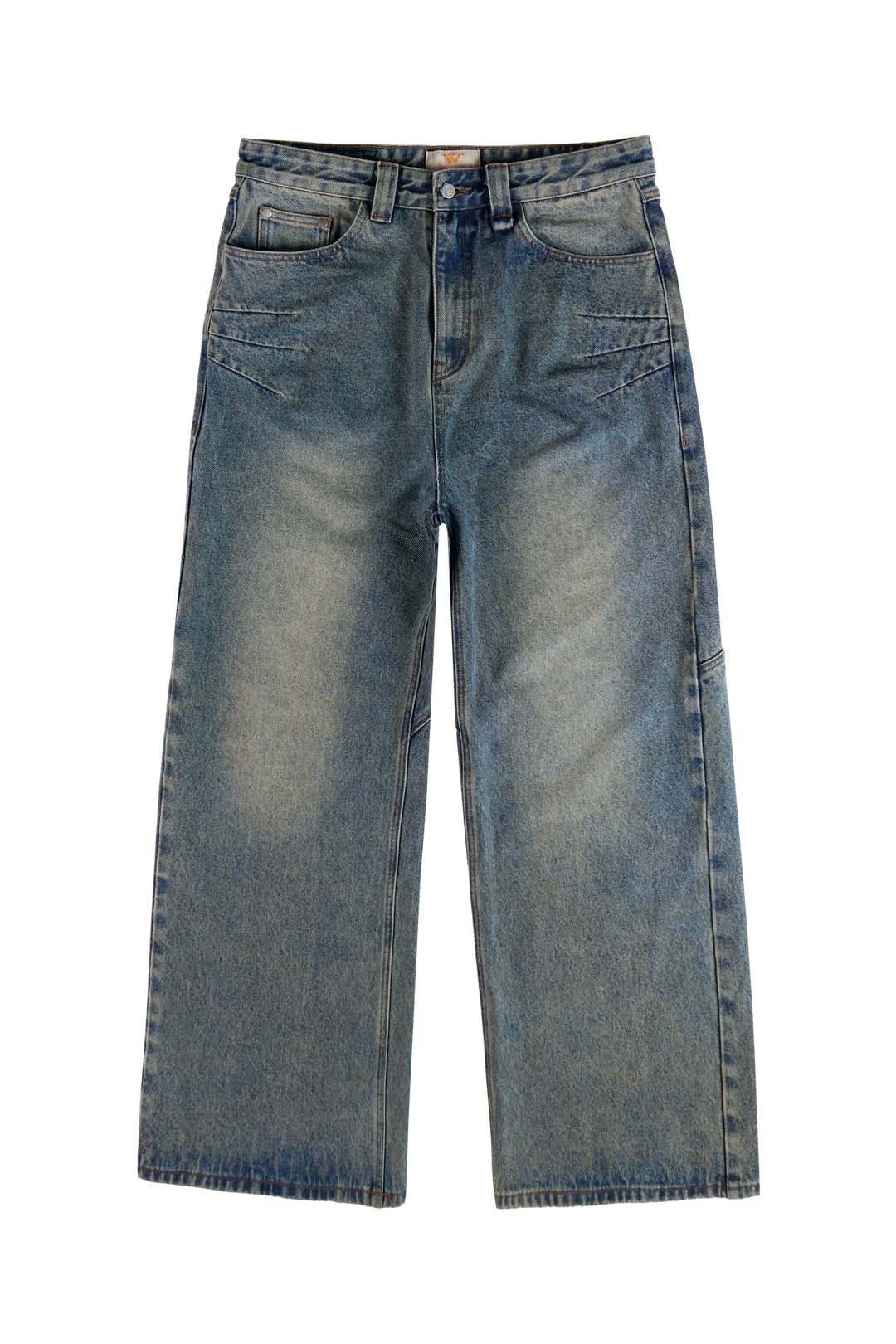 Yellow/Blue Denim Jeans · Oliver Bradley