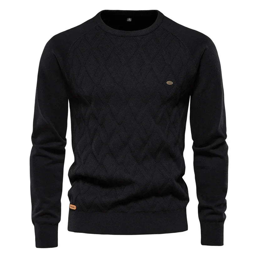 Zethar Pull Homme – Pull Tricoté Élégant & Chaud à Col Rond pour l’Hiver · Oliver Bradley