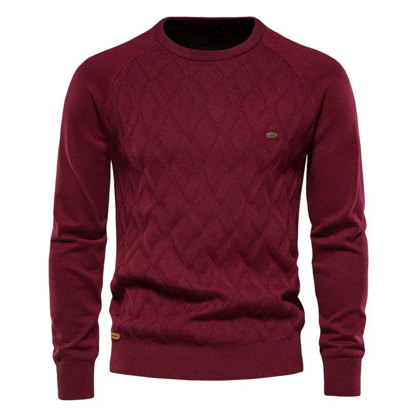 Zethar Pull Homme – Pull Tricoté Élégant & Chaud à Col Rond pour l’Hiver · Oliver Bradley