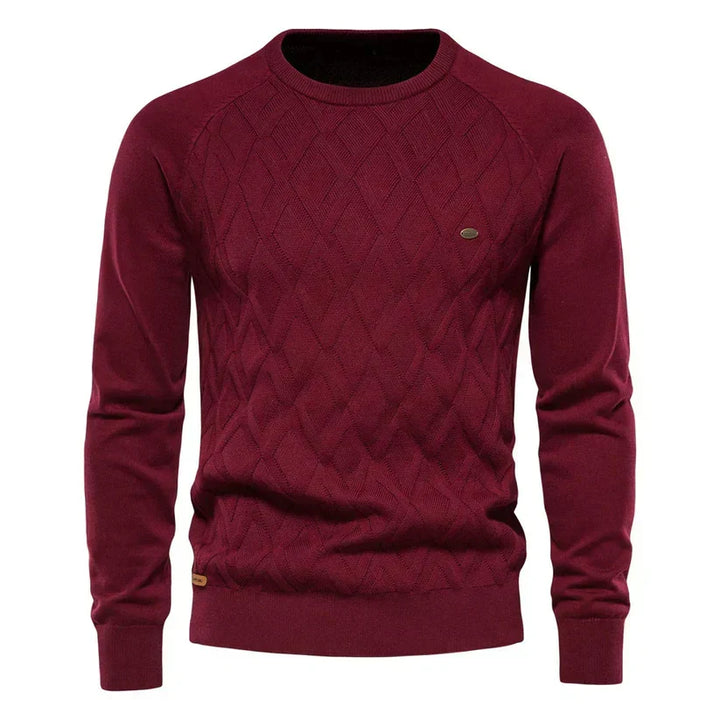 Zethar Pull Homme – Pull Tricoté Élégant & Chaud à Col Rond pour l’Hiver · Oliver Bradley