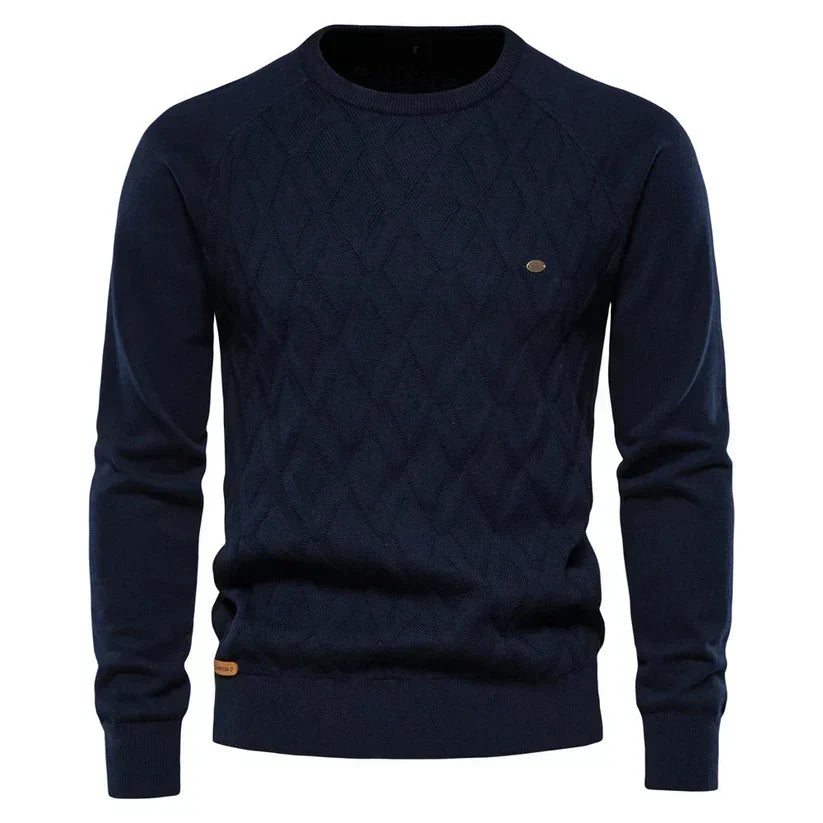 Zethar Pull Homme – Pull Tricoté Élégant & Chaud à Col Rond pour l’Hiver · Oliver Bradley