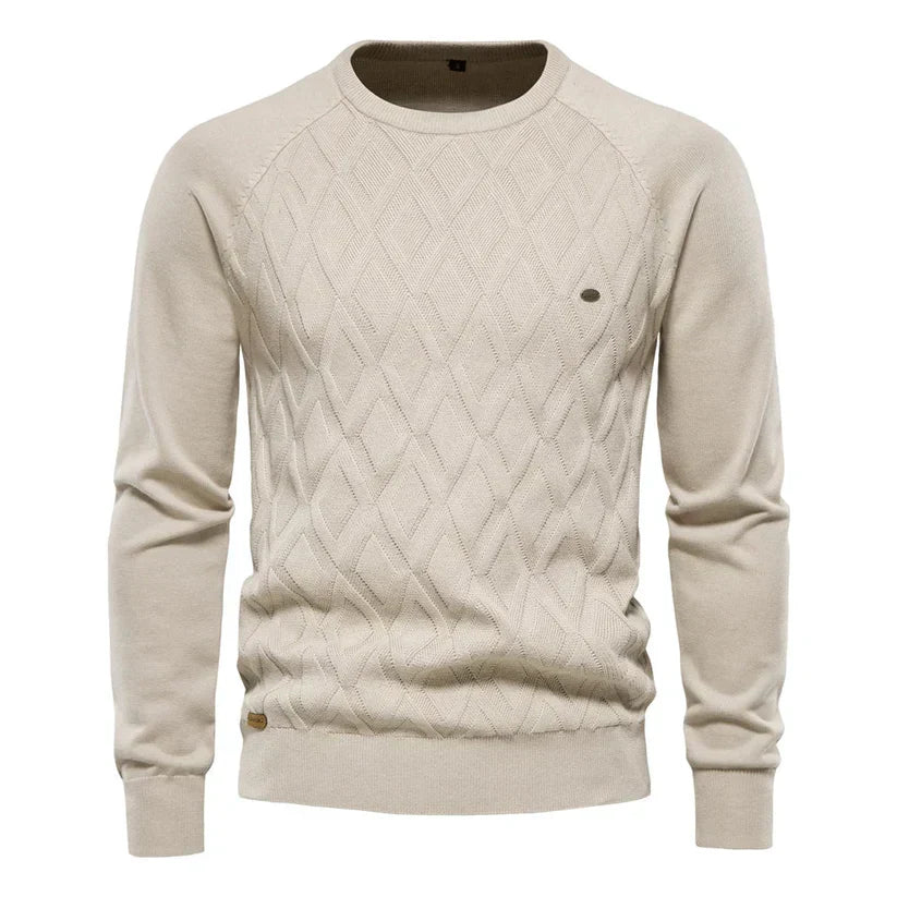 Zethar Pull Homme – Pull Tricoté Élégant & Chaud à Col Rond pour l’Hiver · Oliver Bradley