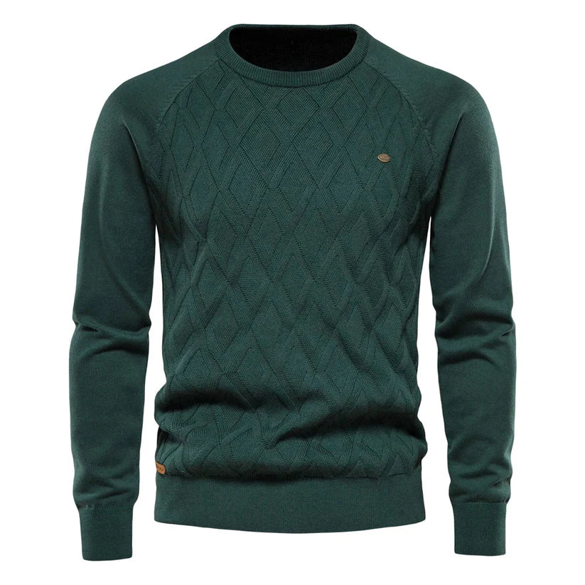 Zethar Pull Homme – Pull Tricoté Élégant & Chaud à Col Rond pour l’Hiver · Oliver Bradley