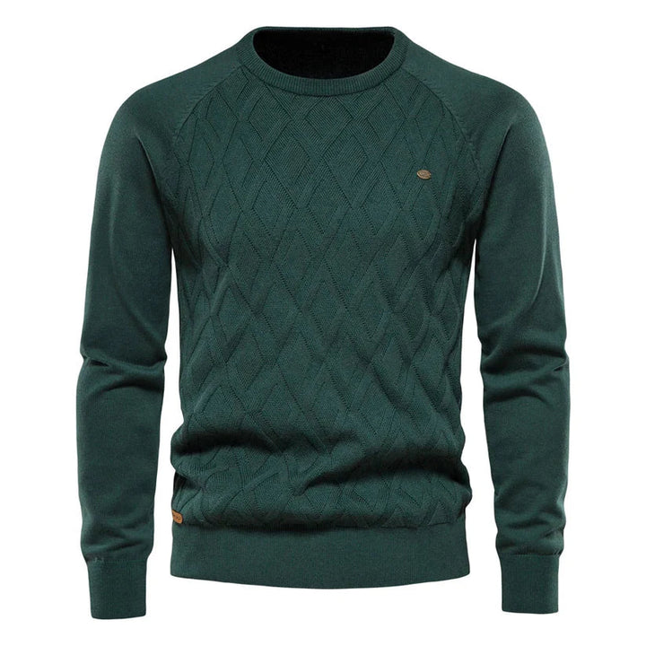 Zethar Pull Homme – Pull Tricoté Élégant & Chaud à Col Rond pour l’Hiver · Oliver Bradley