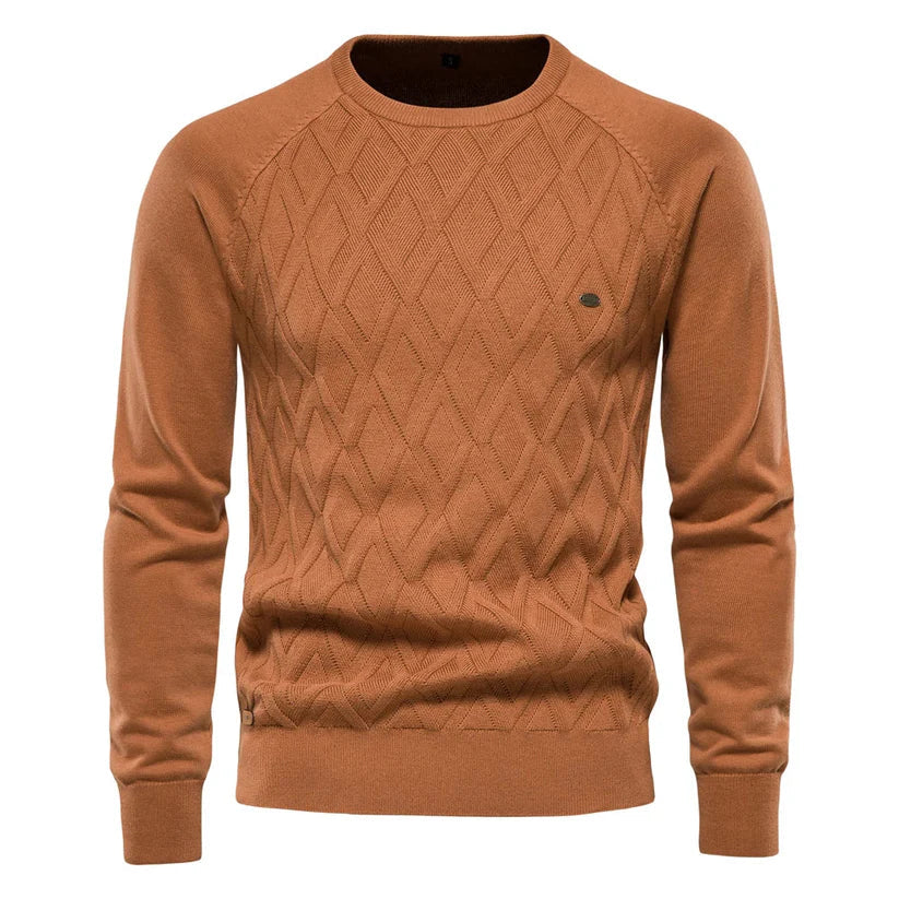 Zethar Pull Homme – Pull Tricoté Élégant & Chaud à Col Rond pour l’Hiver · Oliver Bradley