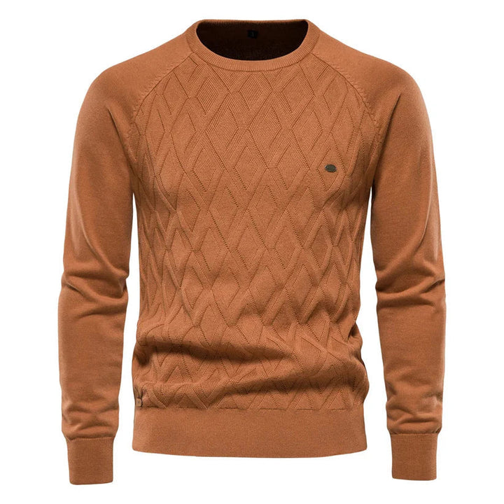 Zethar Pull Homme – Pull Tricoté Élégant & Chaud à Col Rond pour l’Hiver · Oliver Bradley